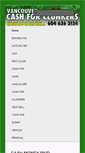 Mobile Screenshot of cashforclunkersvancouver.com